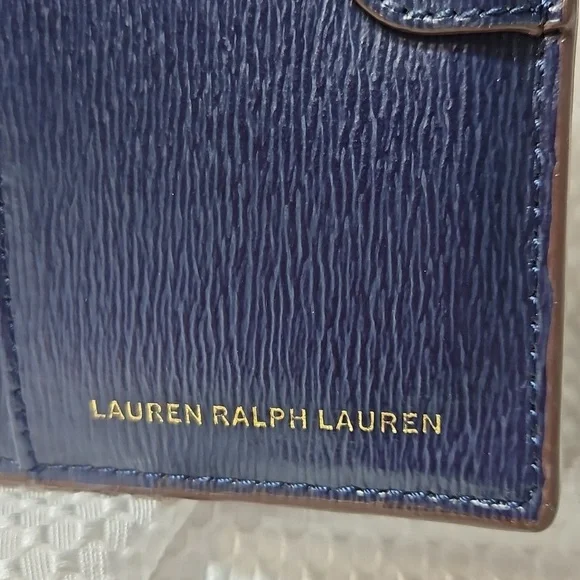 LAUREN RALPH LAUREN NAVY CARD CASE WALLET FOR WOMEN - Picture 11 of 11